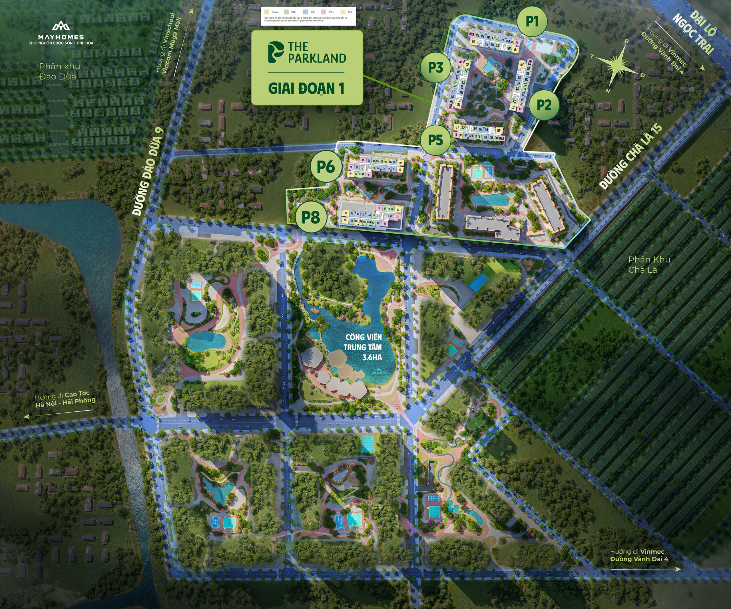 căn hộ The Cityon - 33,68 ha, 9 tòa tháp và 5.600 căn hộ